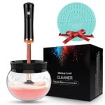 Hangsun Makeup Brush Cleaner and Dryer Machine Electric Cosmetic Make Up Brush Cleaning Tool to Wash Dry in Seconds