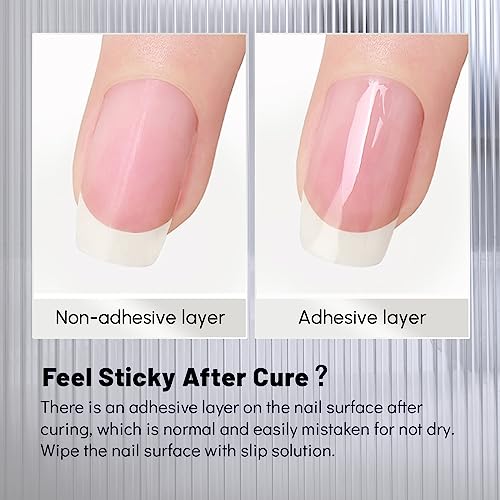 7-in-1 Pink Builder Nail Gel Aokitec 15ML Building Nail Gel Nail Polish For Strengthener Gel,Extension Gel,Rhinestone,Base Coat,False Nail Tips G