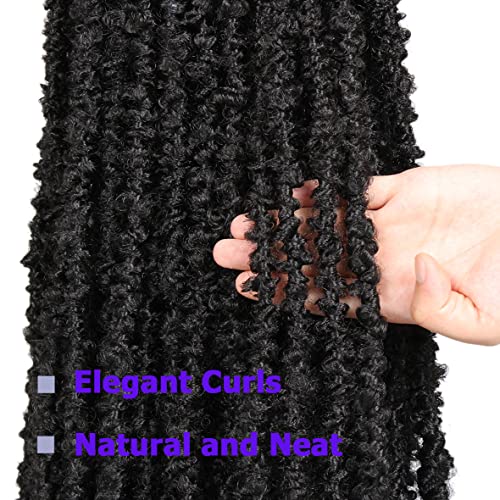 Leeven 30 Inch Distressed Faux Locs 6 Packs Long Butterfly Faux Locs Crochet Hair Synthetic Crochet Braids Pre-looped Soft Locs Crochet Locs Hair
