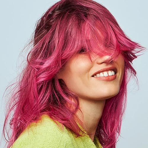 BLEACH LONDON I Saw Red Colour - Semi-Permanent Hair colour, Vivid Red, Temporary Hair Colour Cream, Vegan, Cruelty Free, Temporary Hair Colour C