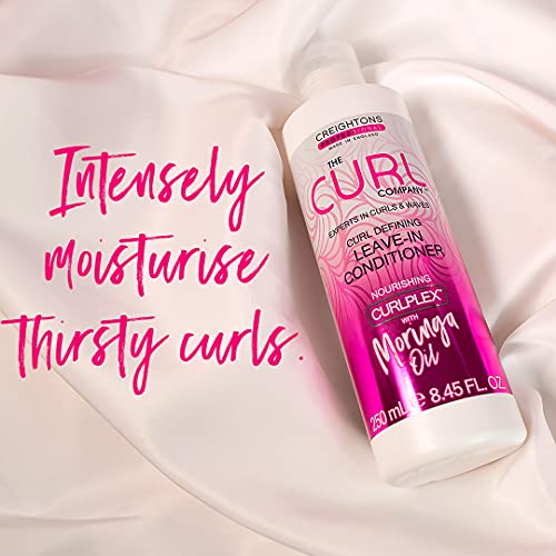 The Curl Company Curl Defining Leave-In Conditioner (250ml) - Professionally Formulated with Nourishing Curplex with Moringa Oil. Experts in Curl