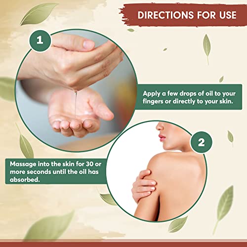 Botanic Rain Organic Body Oil with Oudh & Mogra, Ayurvedic Natural Body Massage Oil, Aromatic Bath Oil Moisturizing & Hydrating - Massage Oil