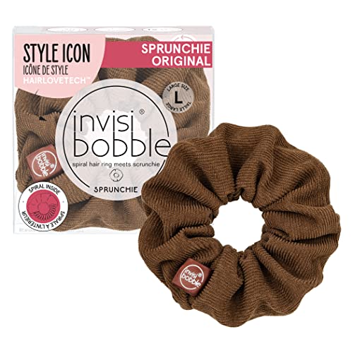 Invisibobble SPRUNCHIE Big Hair Scrunchie for Women, Elastic Hair, Women's Hair Accessories, Purrfection L & eacute; opard