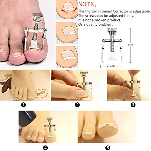 Artcut 9PCS Nail Clippers Toenail Clippers, Ingrown Toenail Tool, Toe Nail Clipper Professional Toe Clippers for Ingrown & Thick Nail, Strong Nai