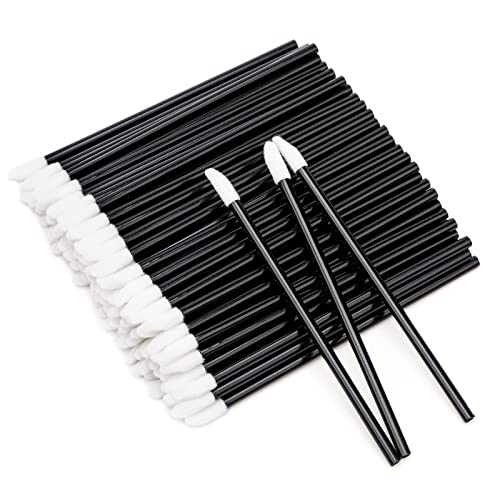 G2PLUS 200 PCS Disposable Lip Gloss Brush - Lipstick Concealer Brushes - Lip Applicator Wands Perfect for Lips, Eyes and Makeup Application
