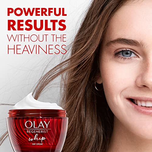 Olay Regenerist Whip Light as Air Anti-Ageing Moisturiser for Firmer Skin with Hyaluronic Acid, 50 ml (Pack of 1)