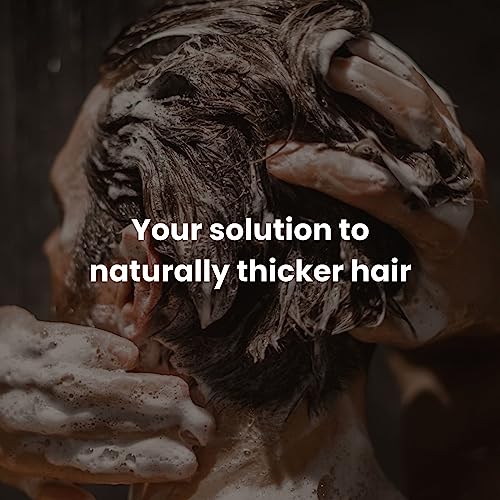 ManCave Caffeine Shampoo 200ml for Men, Support and Encourage Healthy Hair Growth with Caffeine, Panthenol and Vitamin E, Natural Formulation, Su