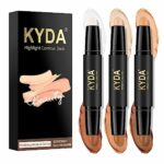 KYDA 6 Colors Contour Stick, 2 in 1 Body Makeup Highlighter Contour Stick, Face Highlighters Sticks, Contouring Highlighting Cream Contour Pen(3