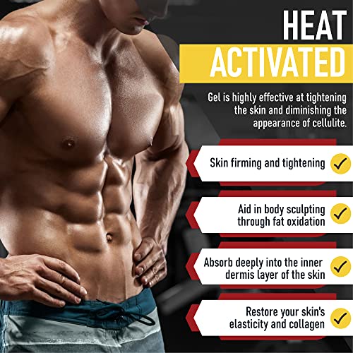 Shrink Toning Lotion - Heat Activated Cellulite Cream and Firming Body Lotion for Loose Skin - Firming Body Cream for Stomach, Tummy, and Body -