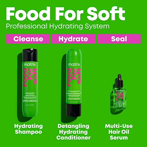 Matrix Food for Soft Detangling Hydrating Conditioner for Dry Hair, with Avocado Oil and Hyaluronic Acid, 1 Litre