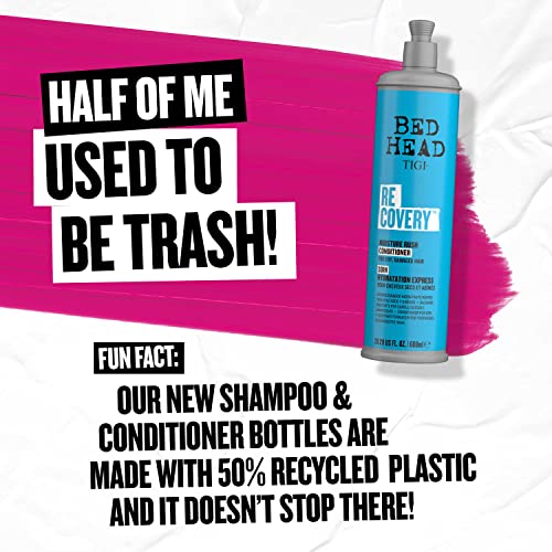 Bed Head by TIGI - Recovery Moisturising Conditioner - Ideal for Dry Damaged Hair - Hair Repair - 600ml