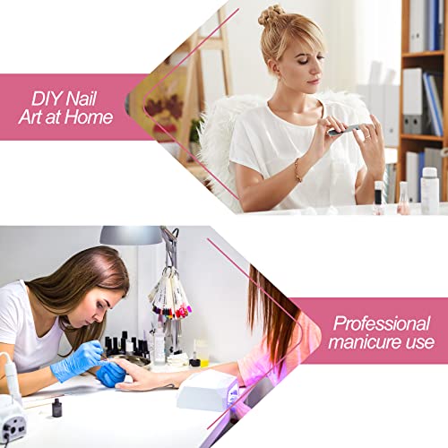 Hanyousheng 1440 Pcs French Nail Stickers, 30 Sheets French Manicure Stickers, Self-Adhesive French Tip Guides Nail Stickers for Gel Nails, Nail