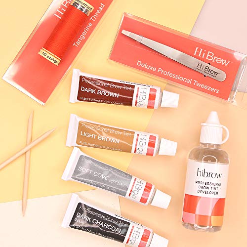 Hi Brow Professional Brow Tint Developer 50ml - For Salon Quality Eyebrow Tinting - Easy to Mix, Enables Long Lasting Colour