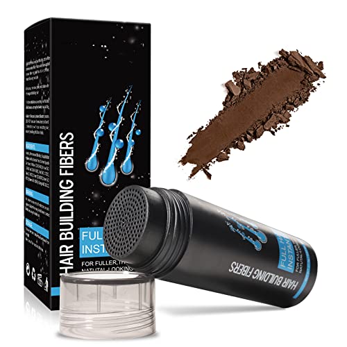 Hair Building Fibers, Professional Quality Fibre Hair Powder Spray Hair Fibres Dark Brown Hair Loss Concealer for Men and Women for Bald Spots &