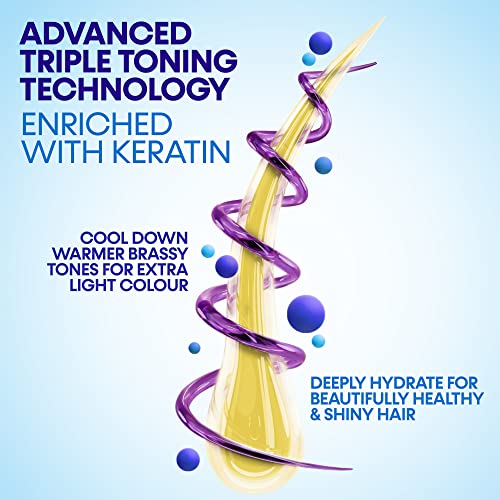 PRO:VOKE Touch of Silver Go Icy Shampoo 150ml, Icy Platinum Look in Just 1 Wash, Triple Toning Technology to Cool Down Warmer Brassy Tones for an