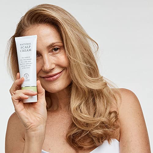 MooGoo Scalp Cream - A natural moisturizing cream to relieve dry skin around the scalp, ears, hairline, eyes & nose - helps soothe red, itchy, cr