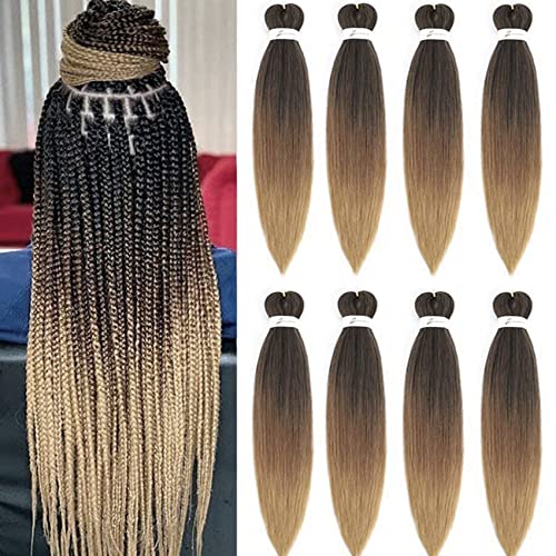 LDMY Hair for Braiding-Jumbo Braids, Long Colorful Ombre Pink Purple Jumbo Braiding Hair Extensions Kanekalon Jumbo Braid Wigs for Women Syntheti