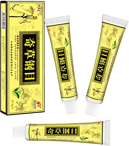 Natural Chinese Herbal Cream Chines Medicine Cream Anti-Itch Cream External Use Only,Dermatitis Inflammation and Rashes (500 pcs)