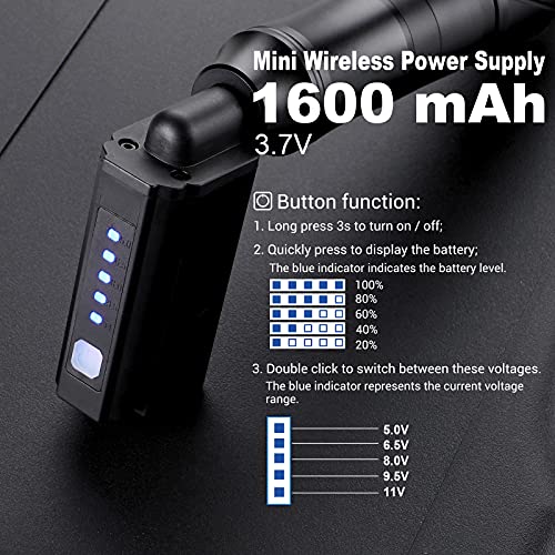 HAWINK Wireless Tattoo Machine Rotary Pen Kit 20pcs Tattoo Needles Cartridge Tattoo Grip Tape Wrap with Suitcase EM155P199RCAEN02-1