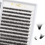 Individual Lashes, Cluster lashes D Curl 9-16Mixed 240 Pcs Cluster Lashes 40D Lash Clusters Extensions Individual Lashes Cluster DIY Lash Extensi