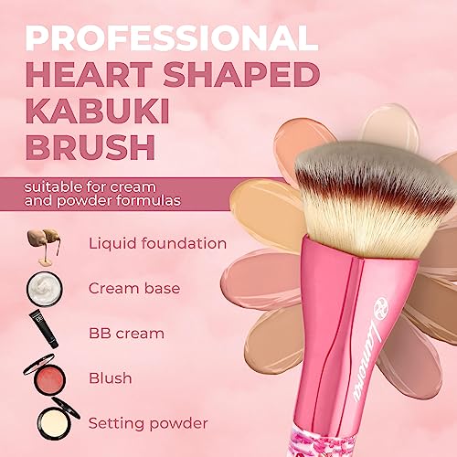 Blending Liquid Makeup Foundation Brush - Face Brush, Highlighter Brush, Contour Kabuki Brush - Perfect For Mineral Cream, Powder, Bronzer, Blush