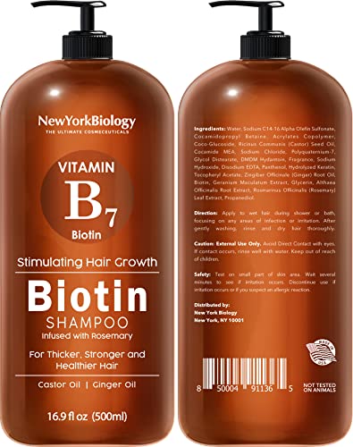 Biotin Shampoo and Conditioner Set 500ml for Hair Growth and Thinning Hair – Thickening Formula for Hair Loss Treatment – For Men & Women – Anti