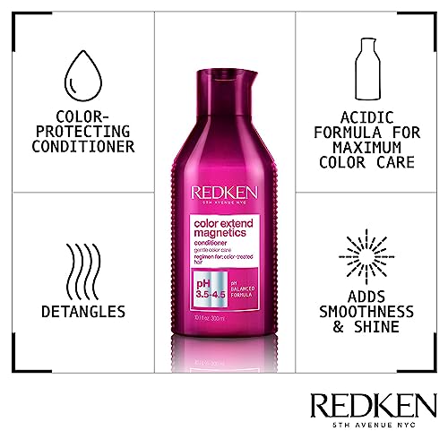 REDKEN Conditioner, For Coloured Hair, Enhances Shine, Color Extend Magnetics, 300 ml