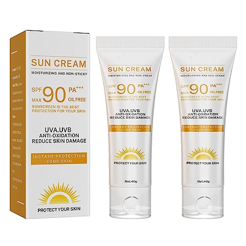 SUN Protect & Moisture Sun Lotion Cream with SPF90 (40g), Moisturising Suncream with SPF90, Advanced Sunscreen Protection, Reduces Risk of Sun Al