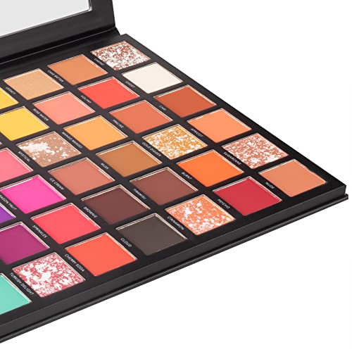 LaRoc Pro - The Artistry Book - 48 Shade Eyeshadow Makeup Cosmetic Beauty Foiled Shimmer Nude Warm Matte Smokey Colour High Pigmented Long Lastin