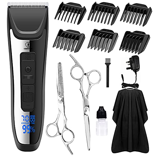 Hair Clippers for Men Professional Cordless Clippers Hair Trimmer Rechargeable for Family