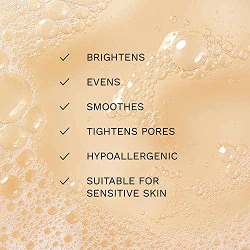 REN Clean Skincare Glow Tonic - Daily Facial Brightening - Exfoliate, Hydrate & Even Skin Tone with Resurfacing AHAs & BHAs - Cruelty Free & Vega