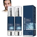 2PCS Face Cream for Men Eye Bags, 6 In 1 Mens Face Moisturizer, 50ml Anti-Aging Face Cream Men, Anti-Wrinkle & Firming Face Lotion,Face Care for