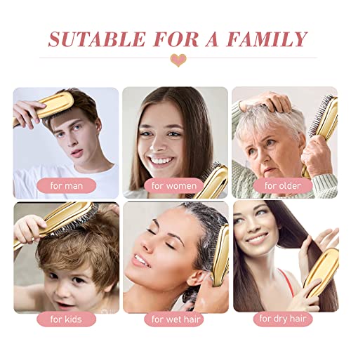 Hair Brush-Hair Scalp Massager Shampoo Brush, Detangling Brush for Women Girls - Detangler Hair Brush for Straight Long Wet Dry Hair, Scalp Brush