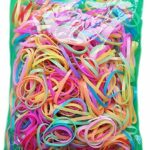 500 x Mini Elastic Hair Bands - Snag free Braids, Braiding, Cornrows, Plaits (Multi-colour)