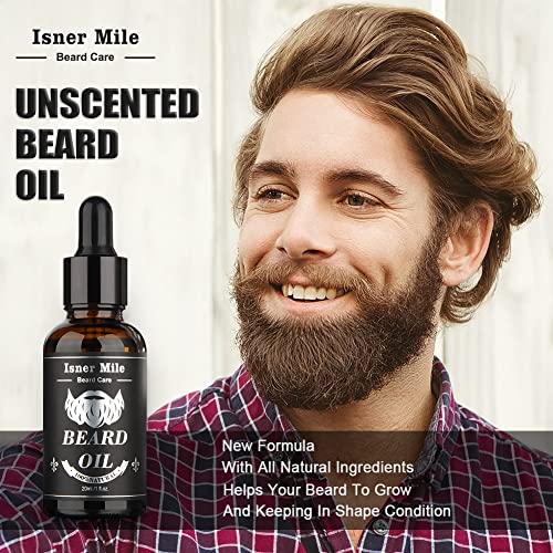 Beard Grooming Kit for Men, Perfect Fathers Gifts for Dad Him Husband Boyfriend, with Beard Shampoo Wash, Growth Oil, Balm, Trimming Set Include