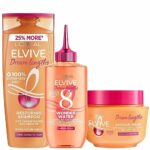 L'Oreal Paris Elvive Dream Lengths Shampoo, Wonder Water and Mask Set, For Long Damaged Hair