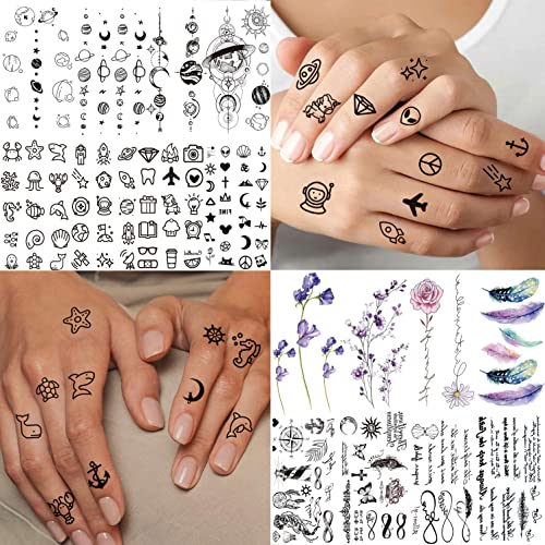 EGMBGM 53 Sheets Large Realistic Tiger Dragon Lion Owl Temporary Tattoos For Women Thigh Men Arm Adult, Half Sleeve Halloween Skull Fake Tattoo S