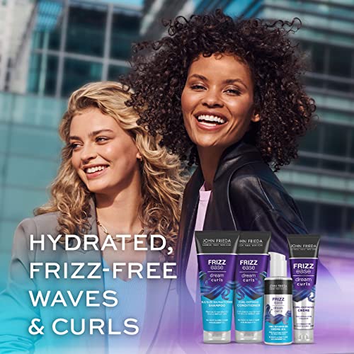 John Frieda Frizz Ease Dream Curls Curl Nourishing Crème Oil 100ml, Styling Cream for Curly and Wavy Hair, Curl Defining Cream