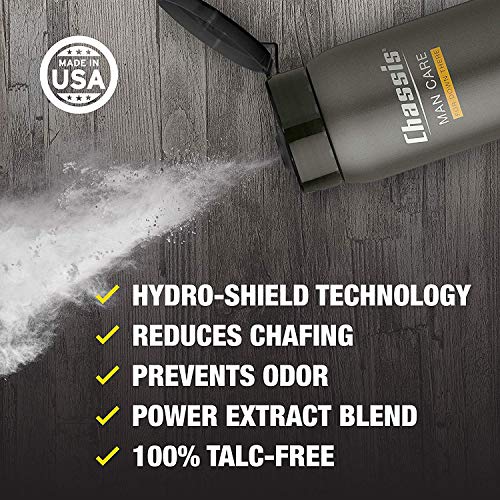 MenChassis Premium Powder for, Original Fresh Scent Talc-Free Body Powder