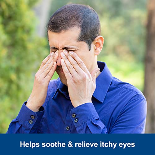 Optrex Double Action, For Itchy & Watery Eyes, Soothing & Lubricating Drops, 10ml each, Restores Eye Moisture, Instant & Long Lasting Relief, Pre