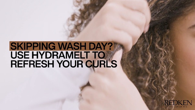 REDKEN All Soft Mega Curls, HydraMelt Leave-In Conditioner Treatment, For Dry Curly, Coily Hair, Nourishes and Adds Bounce, Shine and Definition,