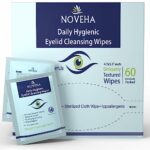 Daily Hygienic Eyelid & Lash Wipes | For Blepharitis & Itchy Eyes, Box Of 60 Individually Wrapped Eyelash Wipes, Natural Makeup Remover & Daily C