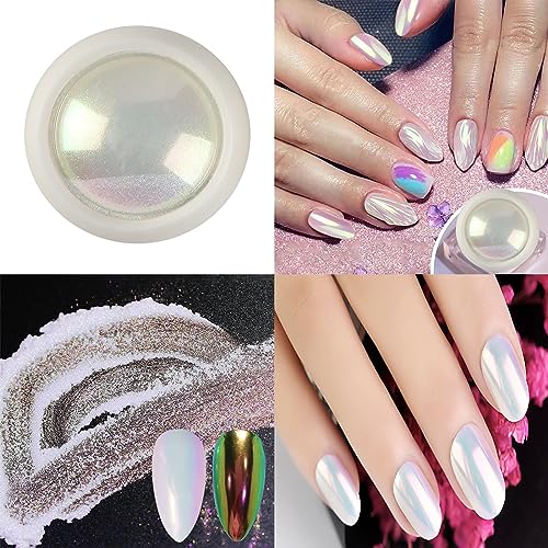 Chrome Nail Powder Pearl Nail Powder Nail Powder Pearl Chrome Nail Powder for Nail Art Decoration Nail Chrome Powders Nail Shimmer Powder Nail Po