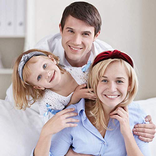 Haquno Headbands for Women 10 Packs Fabric Hair Band Accessories Elastic Head Wrap Cute Outdoor Hair Accessories