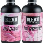 BLEACH LONDON Rose Shampoo 250 ml and Rose Conditioner 250 ml - High Pigmented Soft Pink Rinse, Vegan, Cruelty Free, colour Protected Clean, colo