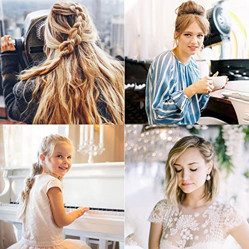 Mbsomnus 7cm Hair Pins for Buns, 50pcs Bobby Pins Brown Hair, U Shaped Hair Pins for Women Girls, Hair Grips for Thick Hair, Hair Styling Accesso