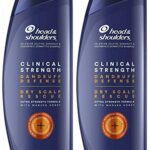 Head and Shoulders Shampoo, Clinical Strength Dandruff Defense - Dry Scalp Rescue, Extra Strength Formula with Manuka Honwy - Twin Pack