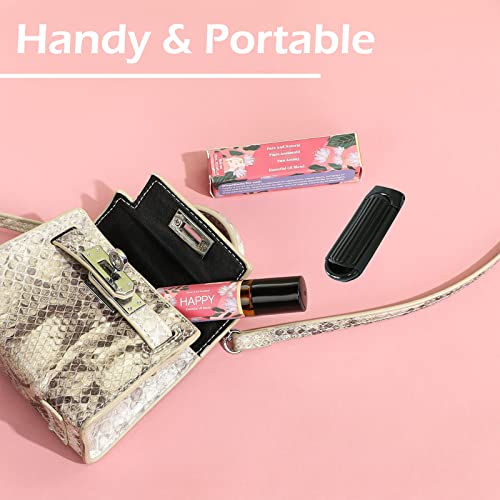 Hair Brush, Detangling Hairbrush With Mirror Travel Mini Small Paddle Brush Folding Hair Comb For Thick Curly Thin Long Short Wet Dry Hair Mens W