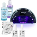 MYLEE 15 Seconds Cure Convex Curing® LED Gel Polish Nail Drying Lamp KIT, 3 Curing Cycle, Compatible With All Gel Polish, Kit incl. MYGEL Top & B