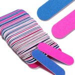 100 Pcs Mini Nail File Disposable Professional Nail File Nail File Set Care Mini Nail Files Professional Manicure Tools for Home and Salon Use 18